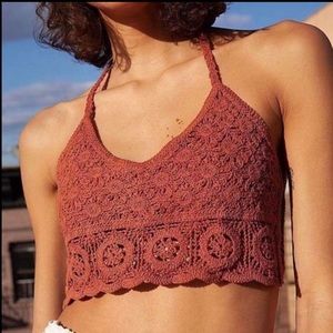 NWT Free People Sydney Crochet Bralette Sz XS
